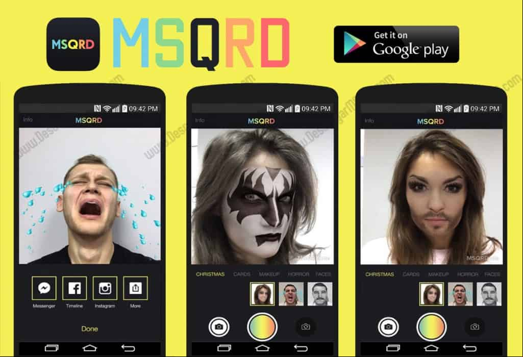 morphing de caras con MSQRD