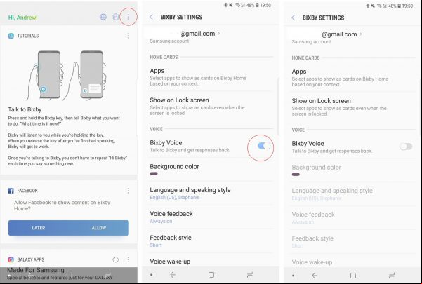 Cómo deshabilitar Bixby en teléfonos Samsung Galaxy S & Note