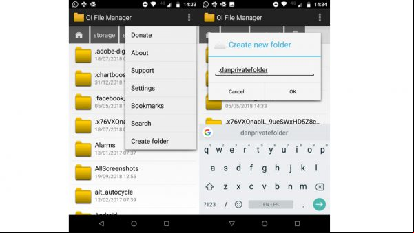 Cómo ocultar tus fotos privadas en la galería de Android