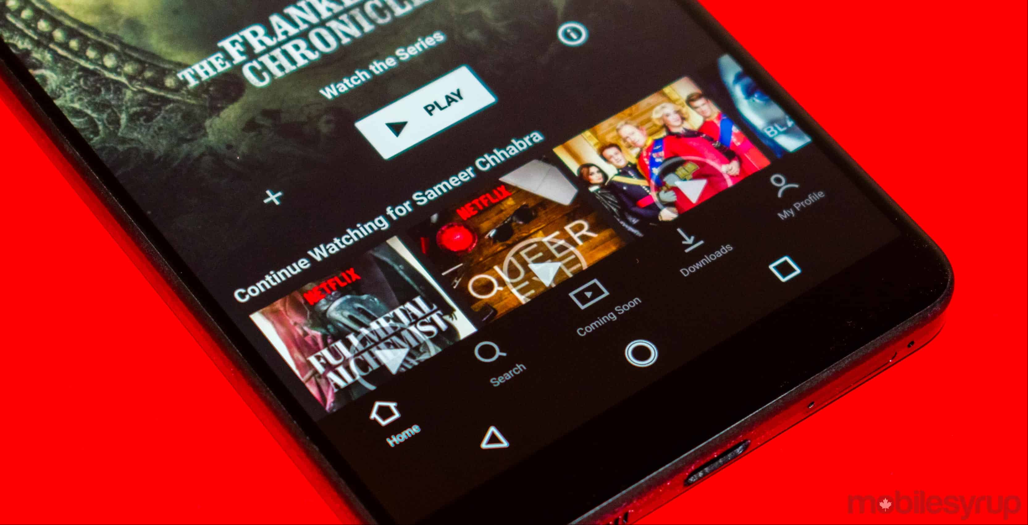 La app móvil de Netflix prueba un feed parecido a Instagram