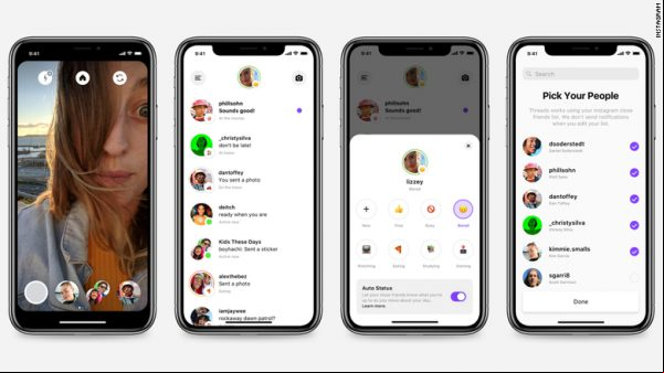 Instagram lanza Threads para hacerle competencia a Snapchat 
