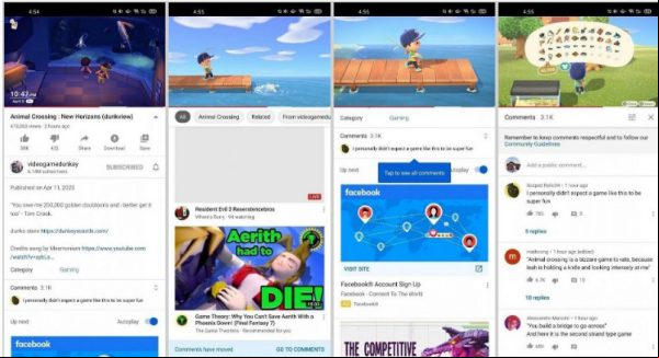 Sección de comentarios de YouTube para Android está cambiando